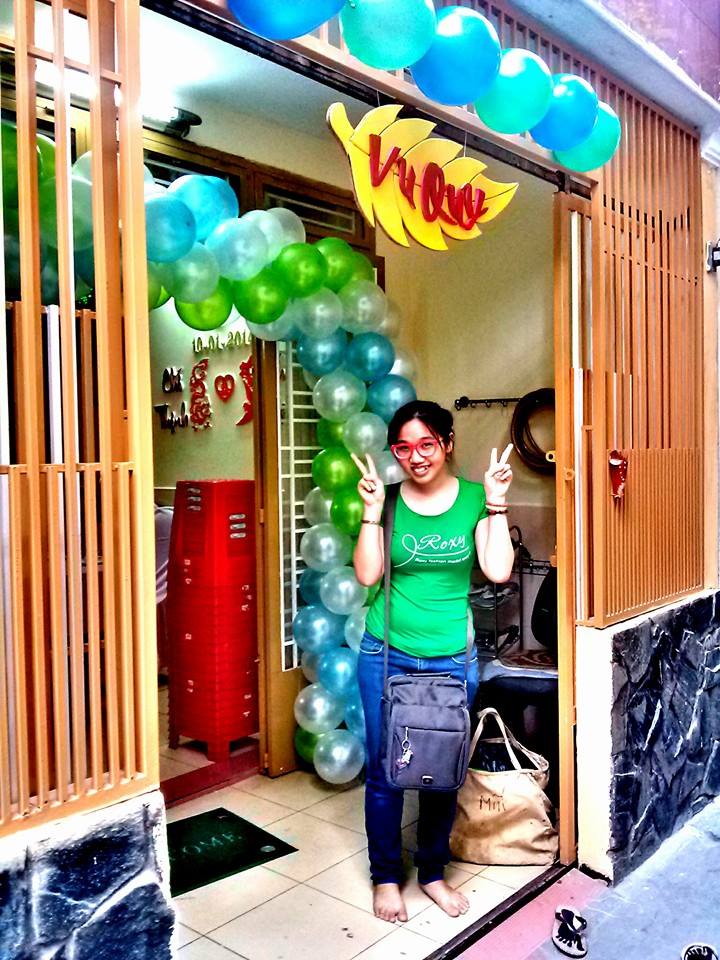 cổng bong bóng trang trí tại nhà