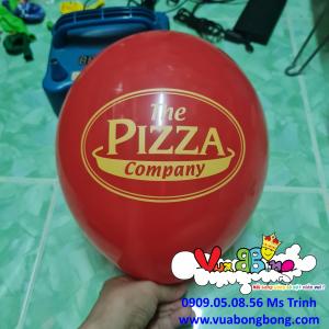 Bong bóng in logo The Pizza Company quảng cáo