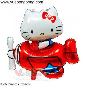 Bong bóng Hello Kitty lái máy bay