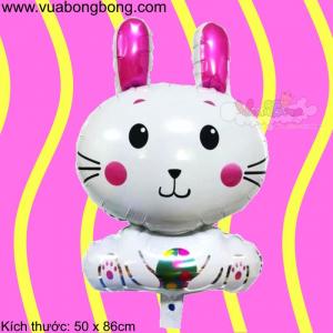 Bong bóng thỏ ôm trứng phục sinh