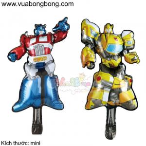 Bong bóng người máy Transformer size mini