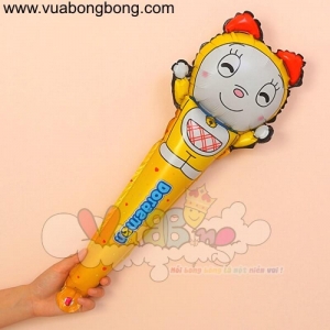 Bong bóng hình Doreami tay cầm trung
