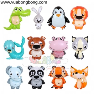 Set 12 bong bóng động vật thú rừng hoang dã