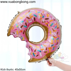 Bong bóng bánh donut khuyết nylon nhôm kiến bạc
