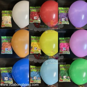Bong bóng tròn pastel 25cm 10 inch R10 2,2gr DECOMEX Việt Nam