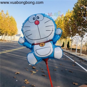 Bong bóng mèo máy Doraemon gắn que
