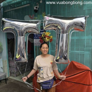 Bong bóng bay chữ T 100cm