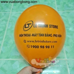Bong bóng bay in Lê Trịnh Store cửa hàng điện thoại