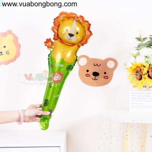 Bong bóng sư tử thanh cây gậy tay cầm dài