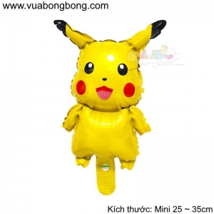 Bong bóng mèo PIKACHU size mini nhỏ