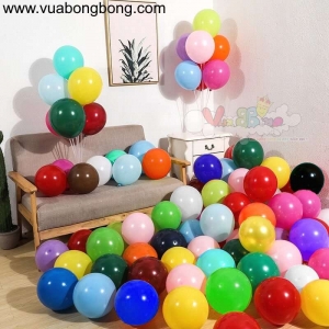 Bong bóng tròn trơn 30cm 12 inch DECOMEX Việt Nam