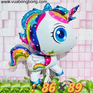 Bong bóng ngựa một sừng đủ màu