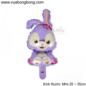 Bong bóng thỏ Stella Lou size mini nhỏ