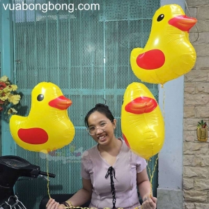 Bong bóng bay con vịt vàng