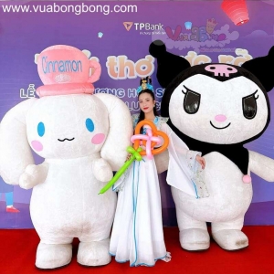 Dịch vụ mascot rối hơi Kuromi và Cinnamoroll