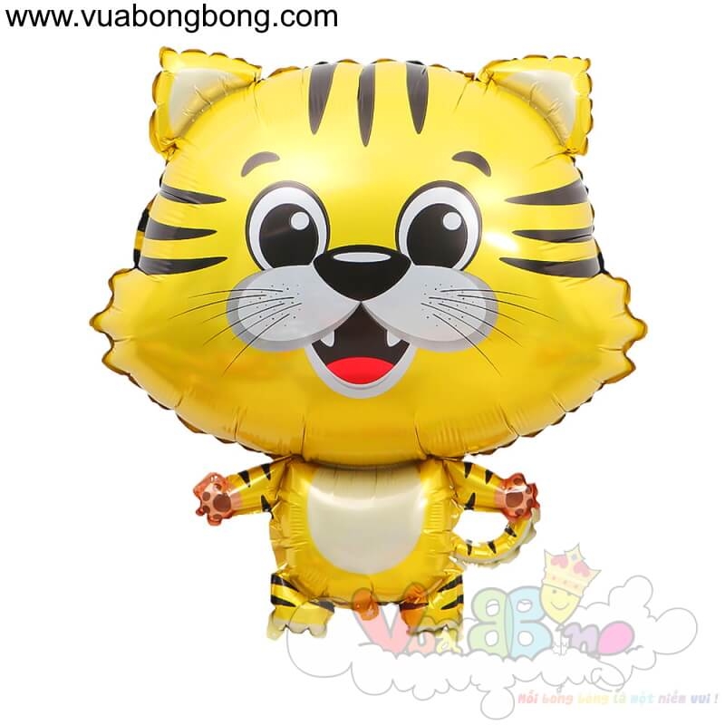 Bán bóng hình thú con hổ, con cọp cute dễ thương trang trí sinh nhật em ...