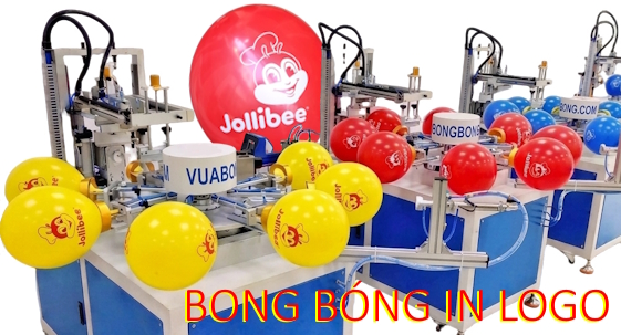 In logo bong bóng bay