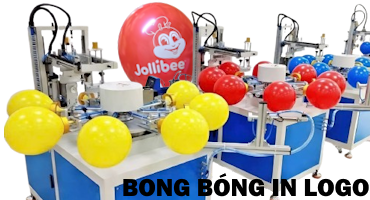 In logo bong bóng bay