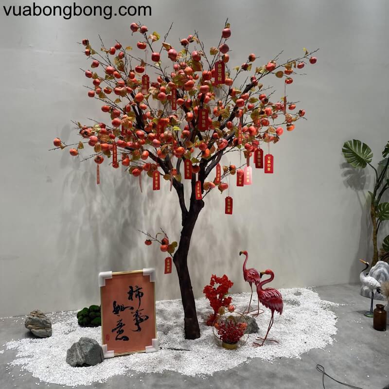 hồng treo gió decor cây chụp studio