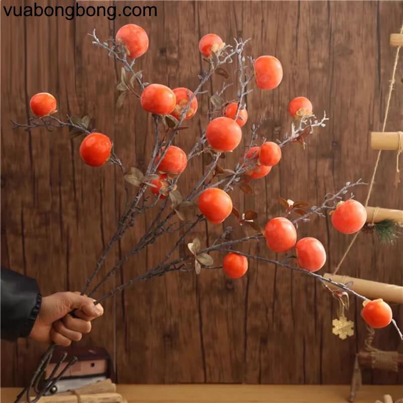 hồng treo gió bằng bong bóng cam